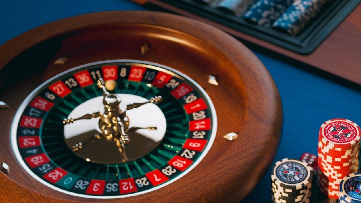 Premium poker table setup